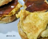 Foto del paso 4 de la receta: Redondito de tortilla con anchoa y mojama