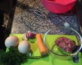 Foto langkah ke 1 dari resep Omelette wortel daging mpasi 10m+.
