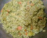 A picture of step 3 of Vegitable Pulav.