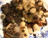 A picture of step 8 of Shepherd’s pie with a celeriac mash - vegan.