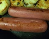 Foto del paso 5 de la receta: Cocina para principiantes: salchichas con papas picantonas, grilladas