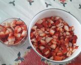 Foto del paso 1 de la receta: Crema con Frutilla 😋