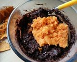 A picture of step 2 of Vickys Fudgy Sweet Potato Brownies, GF DF EF SF NF.