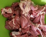 Foto langkah ke 1 dari resep Daging saus teriyaki.