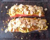 Foto del paso 5 de la receta: Salmón al horno con mostaza y almendras