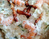 Foto del paso 10 de la receta: Espaguetis de calabacin con bacon y langostinos