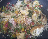 Foto del paso 4 de la receta: Arroz con solomillo de pavo y espárragos