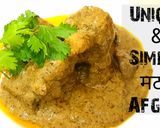 A picture of step 1 of Mutton Afghani recipe.