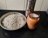 A picture of step 1 of Pearl Millet Roti.