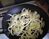 A picture of step 6 of Vickys Gammon & Pineapple with Stir Fry Noodles GF DF EF SF NF.
