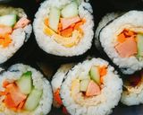 Hình bước làm 7 của món Kimbap
