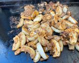 Une image de l'étape 8 de Champignons et aubergines marinées grillées.
