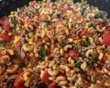 A picture of step 6 of Forsyth Goulash.