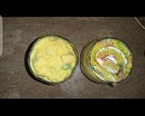 A picture of step 5 of Rainbow Trifle.