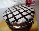 A picture of step 16 of Chocolate coconut cake #coastal coconut dish challenge.