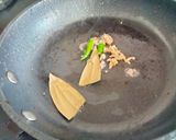 A picture of step 4 of Paneer yakhni.