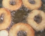 A picture of step 3 of Simple donuts with my lovely tea.