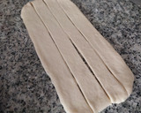 Foto del paso 8 de la receta: Coca trenza de yogurt con crema de limón y almendras