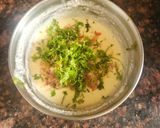 A picture of step 4 of Sattu mini chillas.