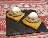 Foto del passaggio 13 della ricetta Crostoni di cecina con crema di funghi porcini e mozzarella