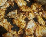 A picture of step 3 of Chicken Paprika.