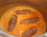 Foto del paso 8 de la receta: Rollitos de ternera y tortilla en salsa de pimientos