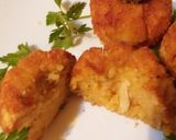 Une image de l'étape 3 de Les croquettes de pomme terre sous forme de citrouille.