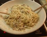 Carbonara spagetti, ahogy én szeretem 🤗 recept fázis 3 fotója