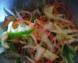 A picture of step 1 of Peanut paneer salad.