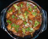 A picture of step 2 of Dragon chicken.