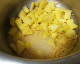 A picture of step 2 of Mango Rasam.