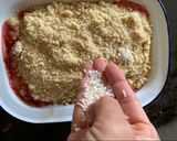 A picture of step 6 of Spices Plum and pear crumble 🍐🍑.