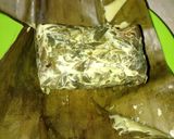 Foto langkah ke 4 dari resep Pepes Daun Singkong Simpel.