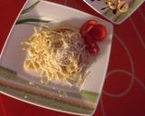 Sajtos sonkás tejszínes tészta (Carbonara másképp) recept fázis 8 fotója