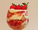 Eper tiramisù limoncello (citromlikőr) krémmel 🇮🇹Tiramisù alle fragole con crema di limoncello recept fázis 8 fotója
