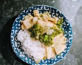 A picture of step 9 of Celeriac & Kale Coconut Curry.