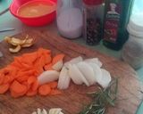 Foto del paso 1 de la receta: Pechuga de pollo en salsa de naranja con romero y curry