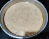 A picture of step 6 of Caramel custard pudding with leftover breads (eggless).