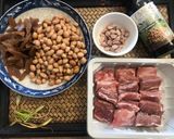 รูปขั้นตอนการทำที่ 1 ของ ต้มถั่วลิสงหัวไชโป๊วกระดูกหมู🐽🤤