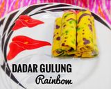 Foto langkah ke 7 dari resep Dadar Gulung Rainbow.
