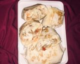 A picture of step 7 of Tortilla wrap.