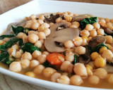 Foto del paso 10 de la receta: Garbanzos con champiñones y espinacas