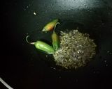 A picture of step 2 of Achari Raw mango.