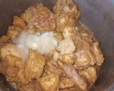 A picture of step 3 of Chicken korma.