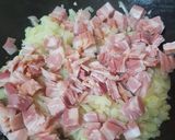 Foto del paso 2 de la receta Quiche de espinacas y bacon