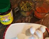 Foto del paso 1 de la receta: Huevo con nopales en salsa de jitomates cocidos