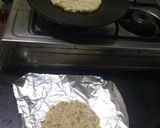 A picture of step 4 of Sabudana paratha.