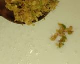 A picture of step 2 of Dahi bhalle.