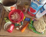 Foto langkah ke 1 dari resep Mie Kuah Susu.