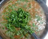 A picture of step 4 of Dal palak/ dal with spinach.